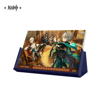 Genshin Impact 2024 Note Desk Calendar