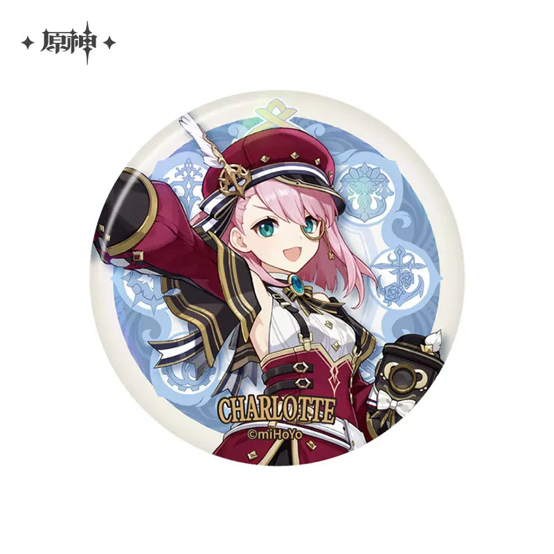 Genshin Impact Fontaine Themed Series Character Badge