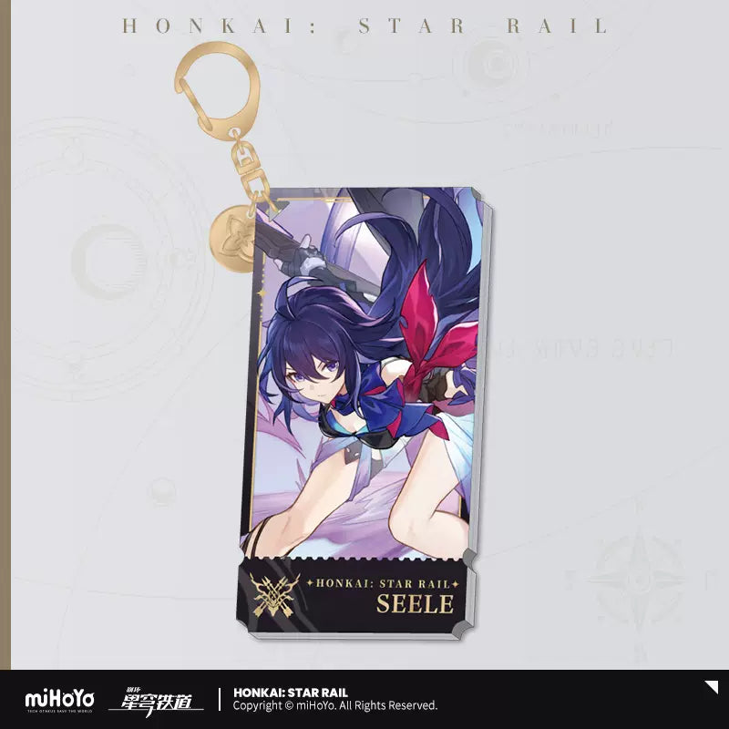 Honkai: Star Rail The Hunt Path Seele Character Art Series Keychain (I ...