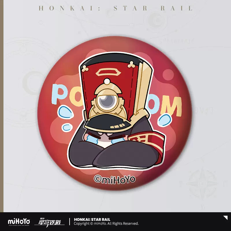 Honkai: Star Rail Pom-Pom Exhibiton Hall Series Badge Set (Set Of 3)