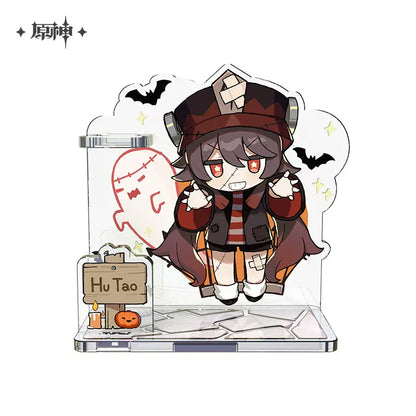 Genshin Impact Halloween Themed Series Chibi Character Penstand