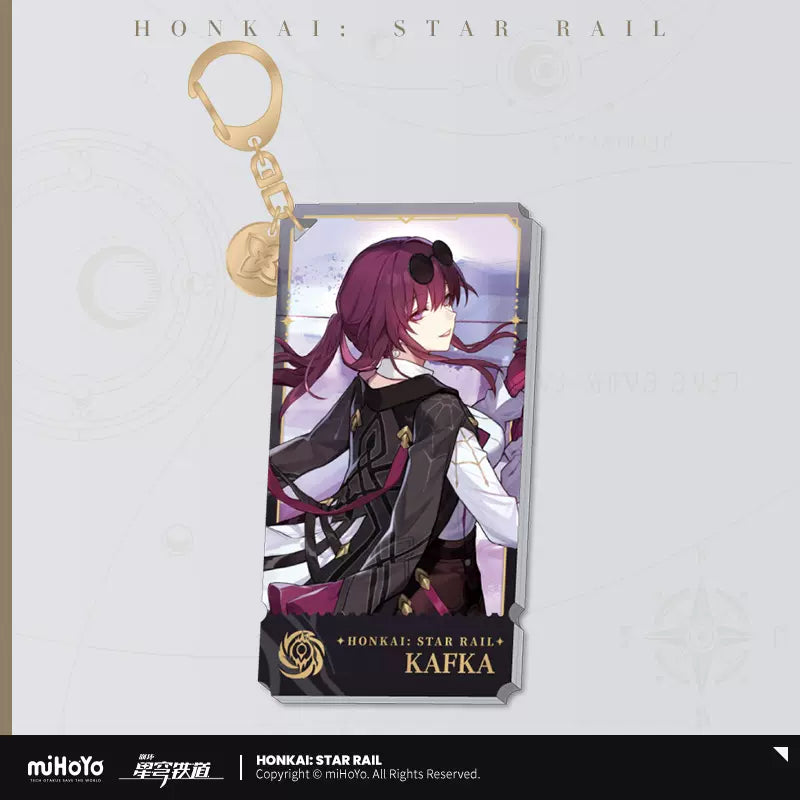 Honkai: Star Rail Nihility Path Kafka Character Art Series Keychain (In-Stock)