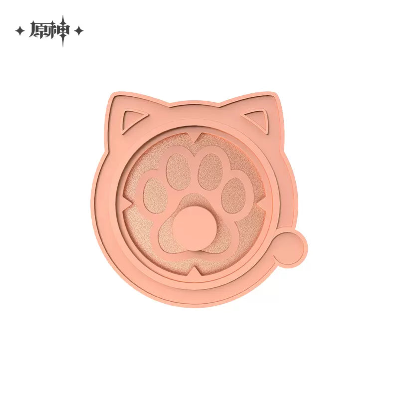 Genshin Impact Genius Invokation TCG Tournament Cat Claw Metal Badge Cover