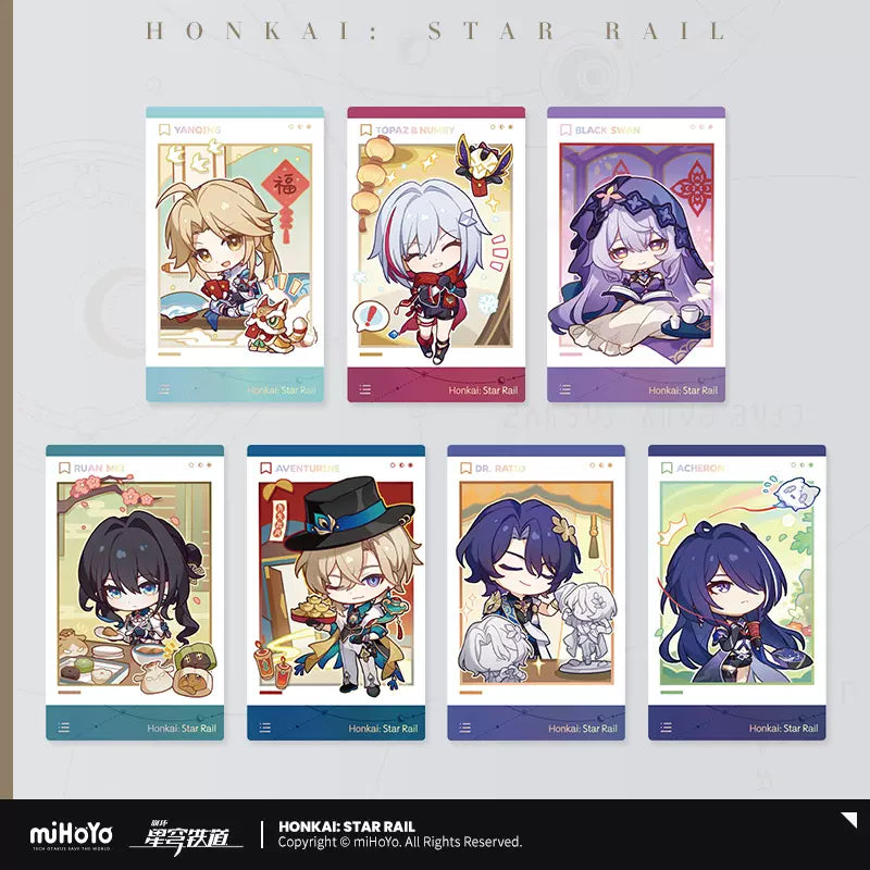 Honkai: Star Rail New Year Series Paper Card Set