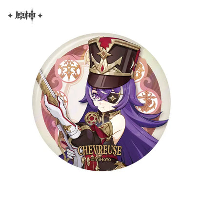 Genshin Impact Fontaine Themed Series Character Badge