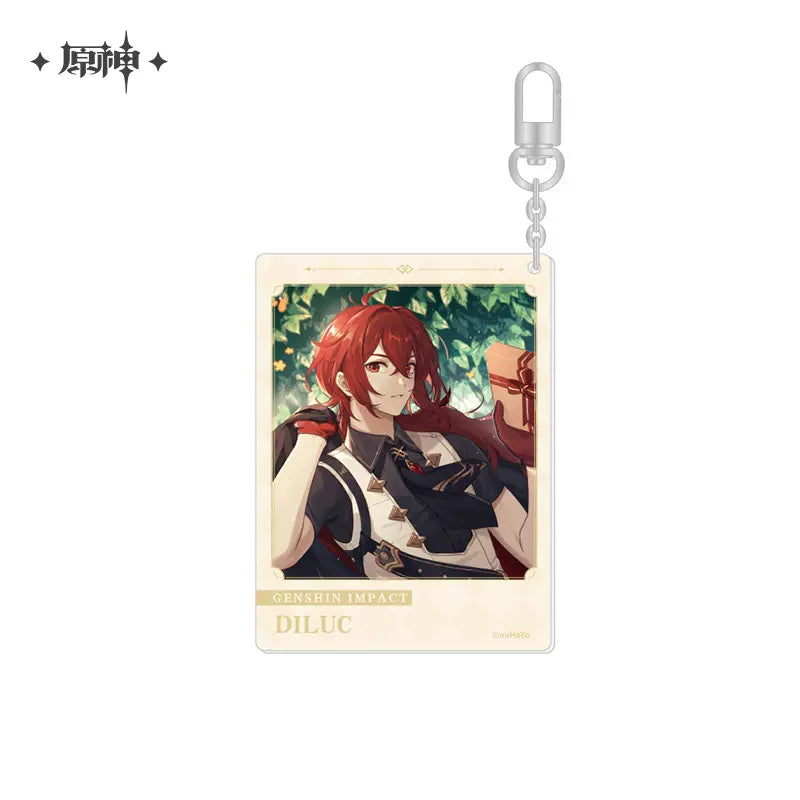 Genshin Impact Fateful Day Series Birthday Acrylic Keychain Vol 1