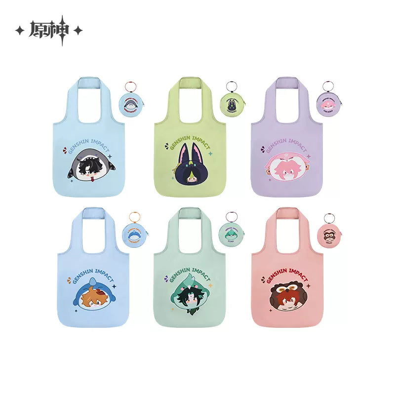 Genshin Impact Teyvat Zoo Series Foldable Tote Bag