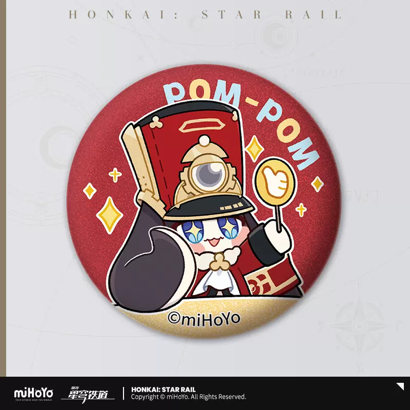 Honkai: Star Rail Pom-Pom Exhibiton Hall Series Badge Set (Set Of 3)