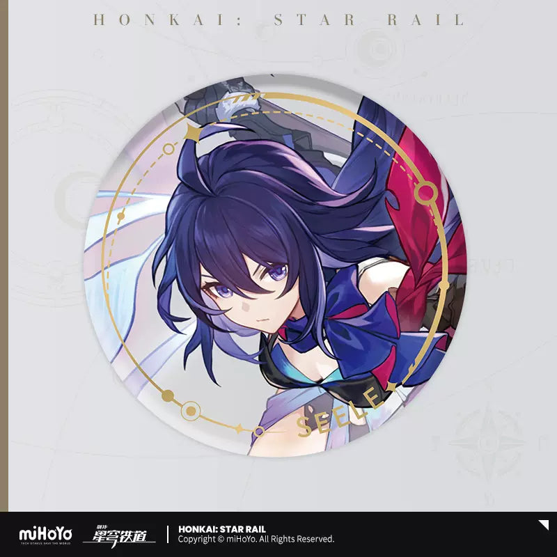 Honkai: Star Rail The Hunt Path Seele Character Art Series Badge (In-Stock)