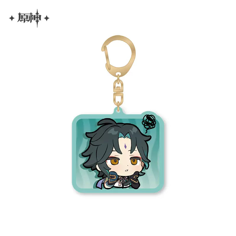 Genshin Impact Chibi Emoticon Series Keychain Vol 1