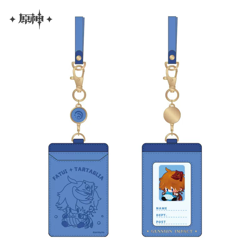 Genshin Impact Chibi Character with Plush Themed Series Card Holder