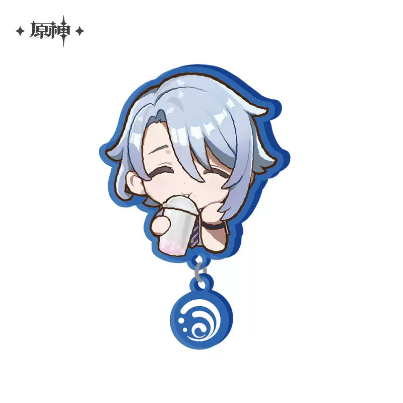 Genshin Impact HeyTea Collaboration Acrylic Standee & Badge