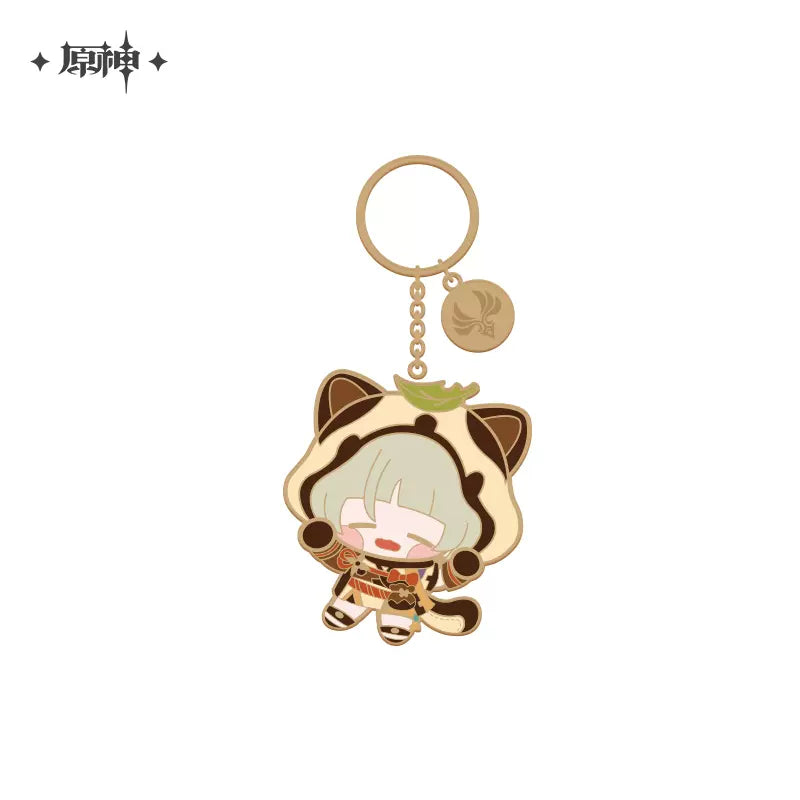 Genshin Impact Chibi Character Metal Keychain – StarryNumby