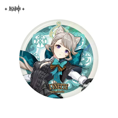 Genshin Impact Fontaine Themed Series Character Badge