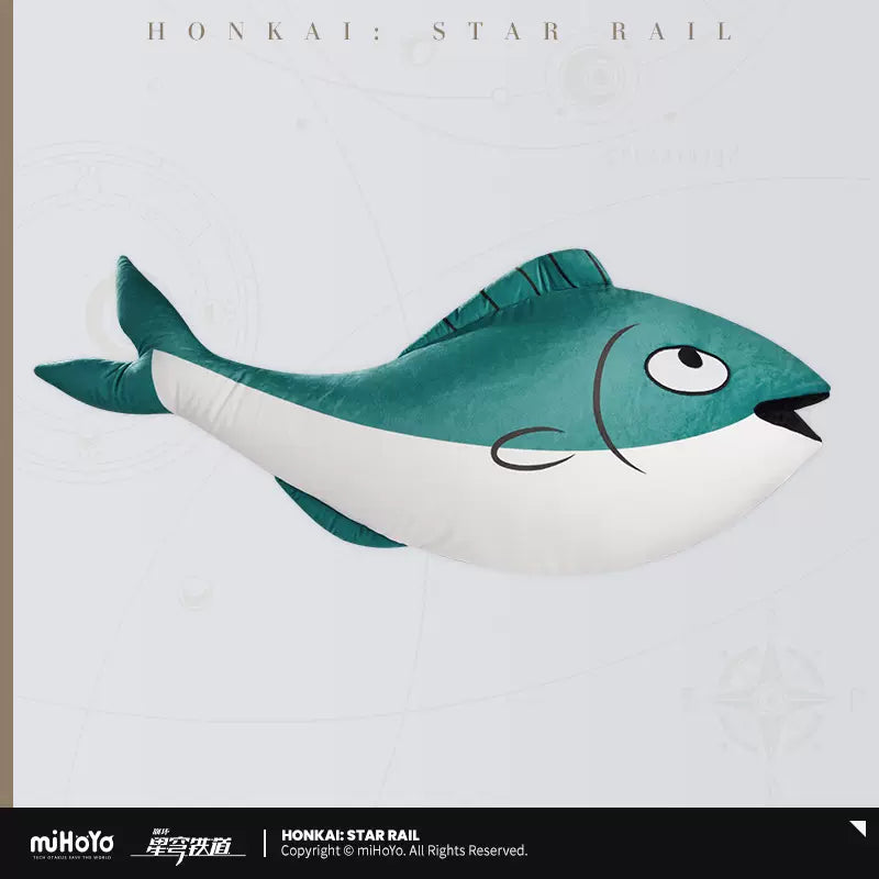 Honkai:Star Rail Qingque's Celestial Jade Fish Tile Convertible Pillow