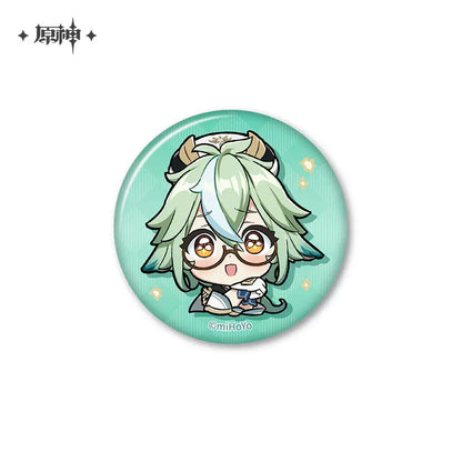 Genshin Impact Chibi Emoticon Series Badge Vol 1