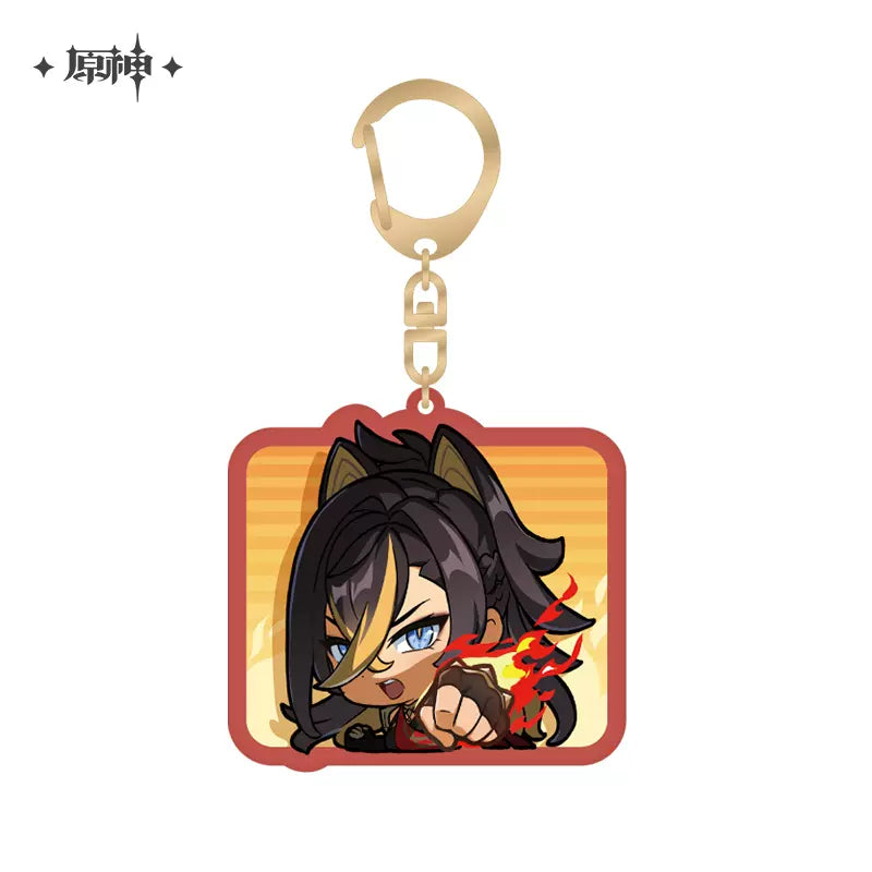 Genshin Impact Chibi Emoticon Series Keychain Vol 3