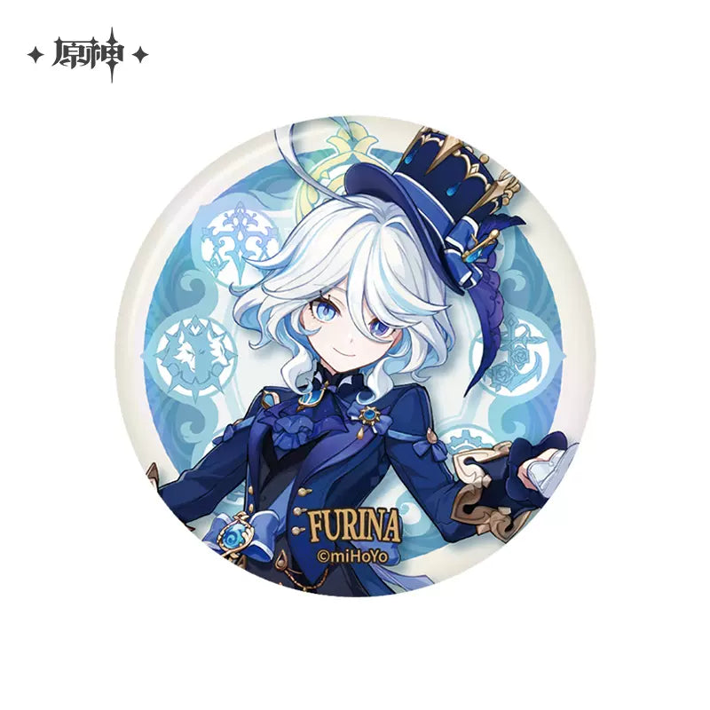 Genshin Impact Fontaine Themed Series Character Badge