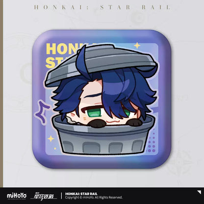 Honkai: Star Rail Pom-Pom Exhibition Hall Series Square Badge