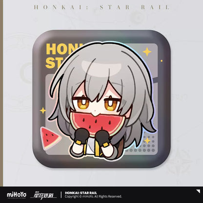 Honkai: Star Rail Pom-Pom Exhibition Hall Series Square Badge