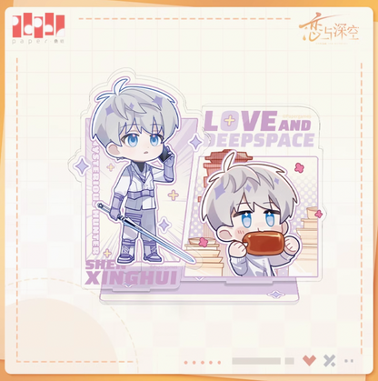 Love and Deepspace LinKong Q Newspaper Series Acrylic Pen Holder