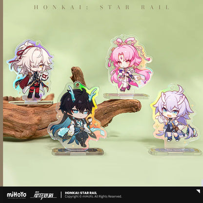 Honkai: Star Rail Train Travel Chibi Series Acrylic Standee Keychain