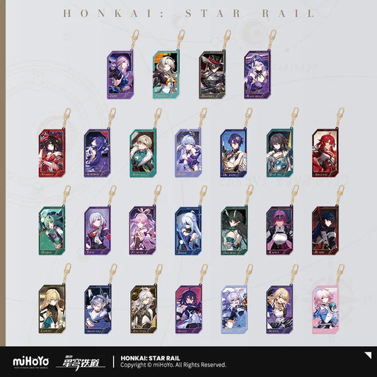 Honkai: Star Rail Star Invitation Series Reflective Quicksand Acrylic Keychain