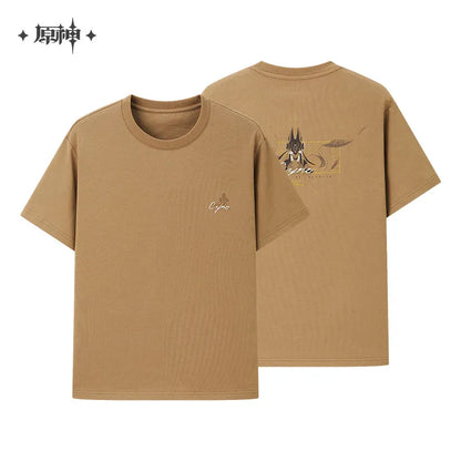 Genshin Impact Yulin and Flying Sand Series Cyno T-shirt