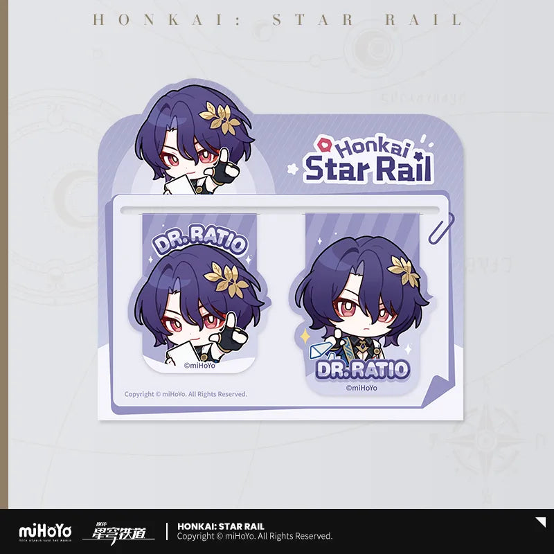 Honkai: Star Rail Pom-Pom Exhibition Series Magnetic Bookmark Set