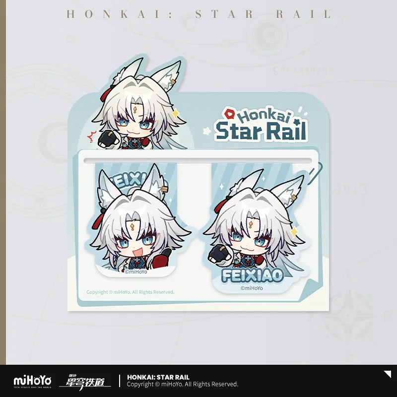 Honkai: Star Rail Pom-Pom Exhibition Series Magnetic Bookmark Set