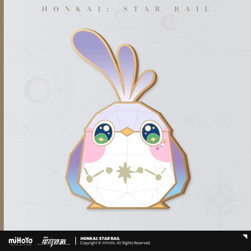 Honkai: Star Rail Acrylic Origami Bird Clash Metal Bookmark