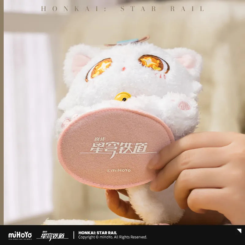 Honkai: Star Rail Glass Flower Cat Resting Shoulder Plush Pendant
