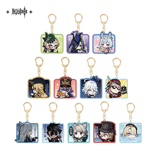 Genshin Impact Chibi Emoticon Series Keychain Vol 4