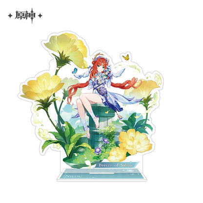 Genshin impact Teyvat Fashion Series Acrylic Standee & Badge