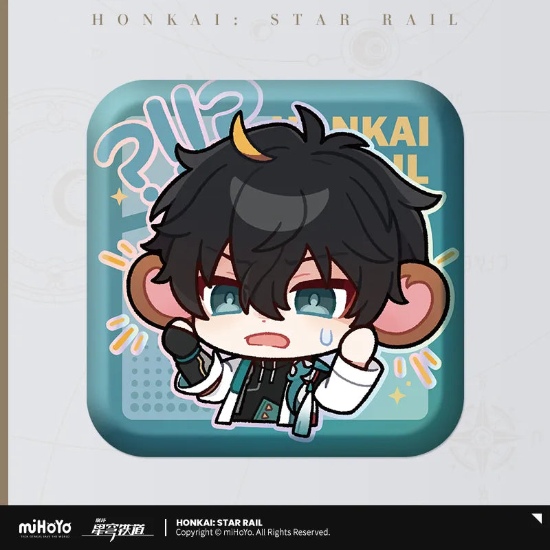 Honkai: Star Rail Pom-Pom Exhibition Hall Series Square Badge