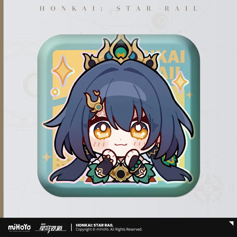 Honkai: Star Rail Pom-Pom Exhibition Hall Series Square Badge