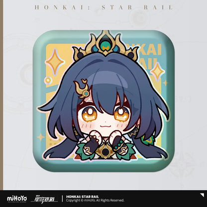 Honkai: Star Rail Pom-Pom Exhibition Hall Series Square Badge