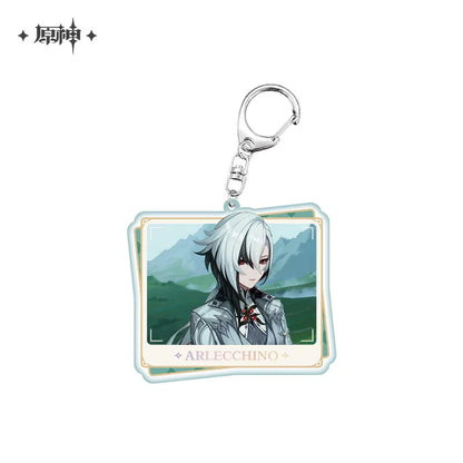 Genshin Impact Character PV Series Acrylic Pendant Keychain