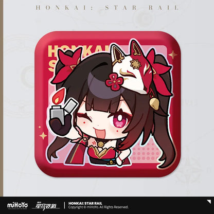 Honkai: Star Rail Pom-Pom Exhibition Hall Series Square Badge