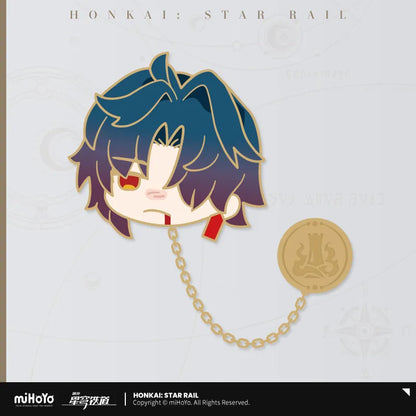 Honkai: Star Rail Pom-Pom Exhibition Hall Series Metal Chain Badge