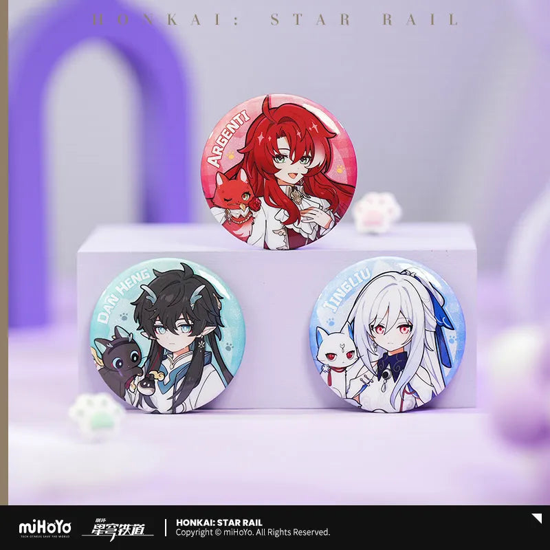 Honkai:Star Rail Tiny Cat Series Character Badge