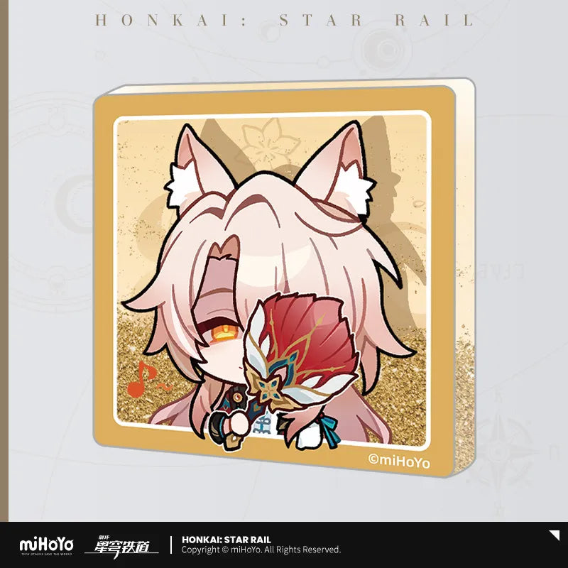 Honkai: Star Rail Pom-Pom Exhibition Hall Series Quicksand Refrigerator Magnet