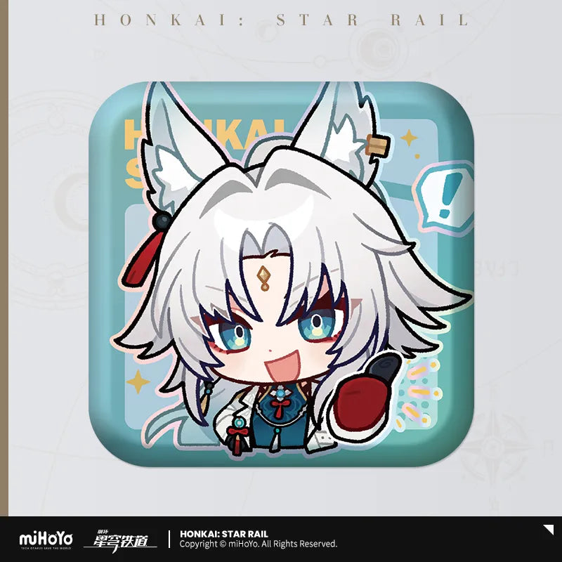 Honkai: Star Rail Pom-Pom Exhibition Hall Series Square Badge