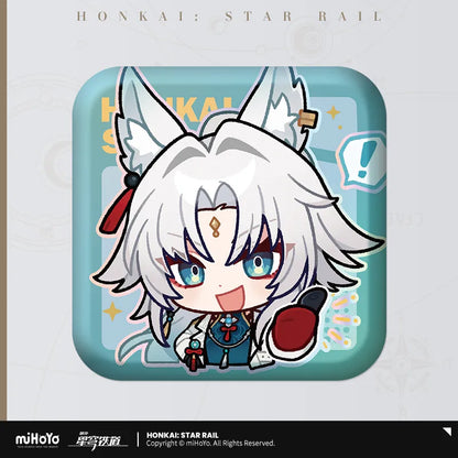 Honkai: Star Rail Pom-Pom Exhibition Hall Series Square Badge