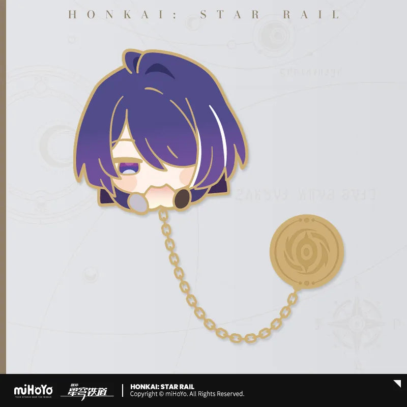 Honkai: Star Rail Pom-Pom Exhibition Hall Series Metal Chain Badge