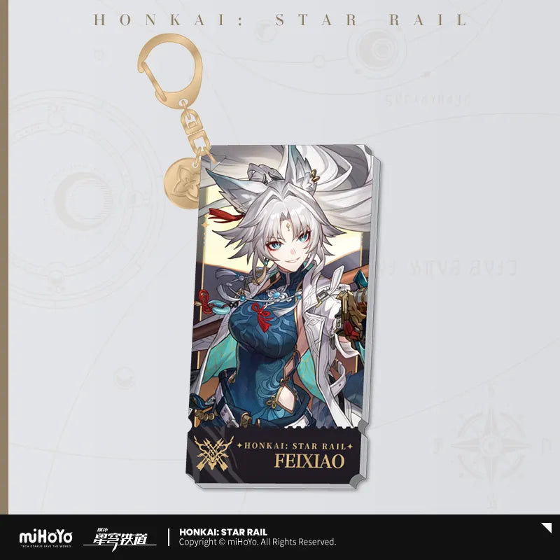 Honkai: Star Rail The Hunt Path Character Art Series Keychain