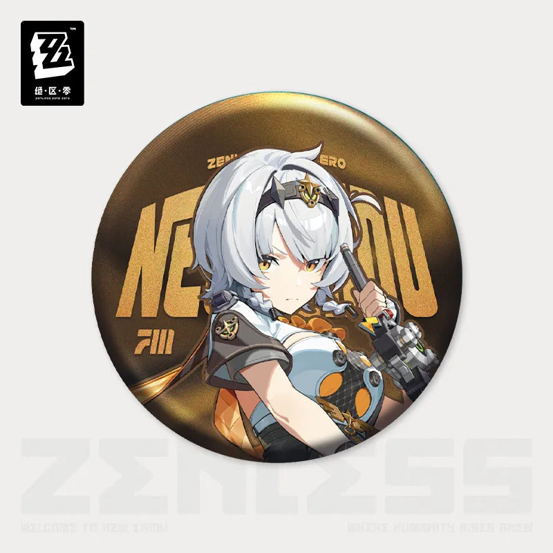 Zenless Zone Zero Tinplate Badge Unknown Faction