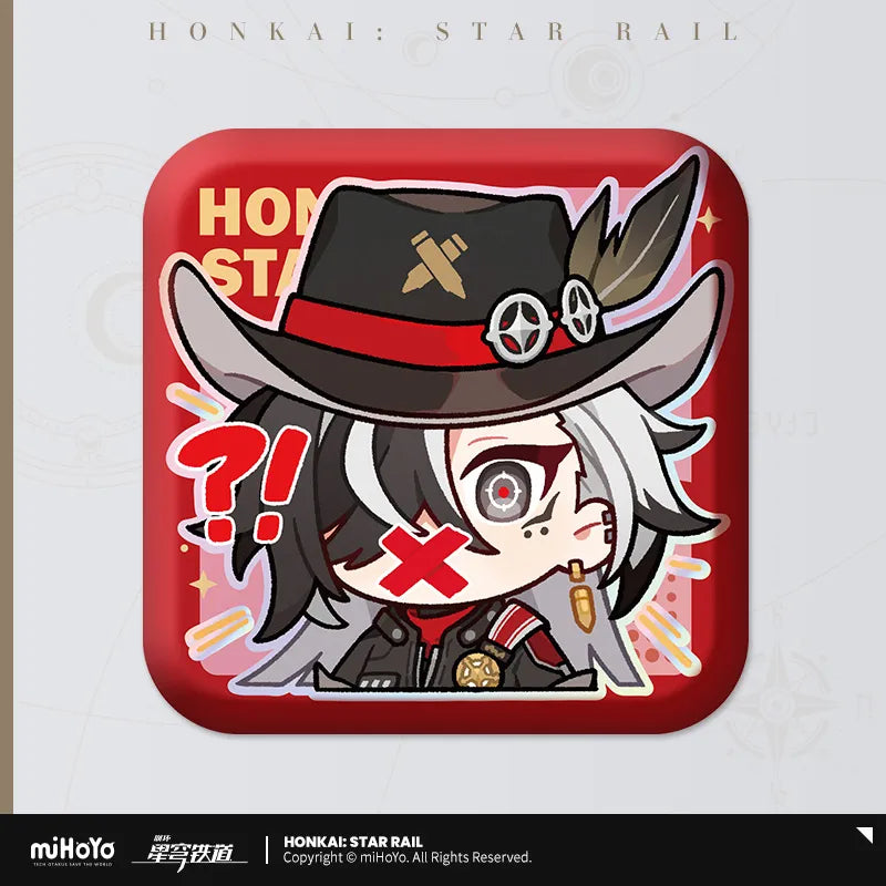 Honkai: Star Rail Pom-Pom Exhibition Hall Series Square Badge