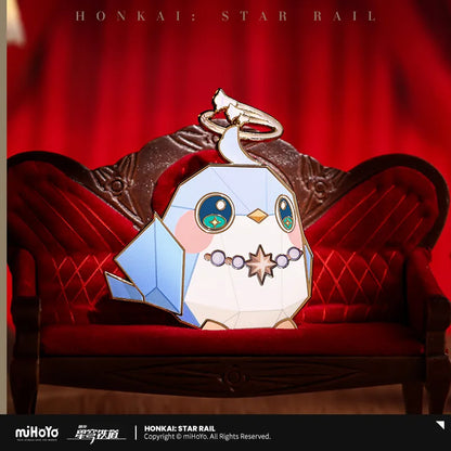 Honkai: Star Rail Jimmy's Interview Studio Series Origami Bird Metal Badge