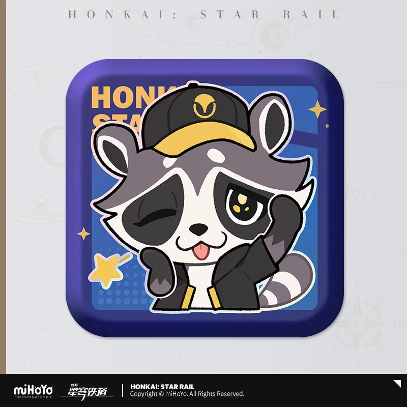 Honkai: Star Rail Pom-Pom Exhibition Hall Series Square Badge